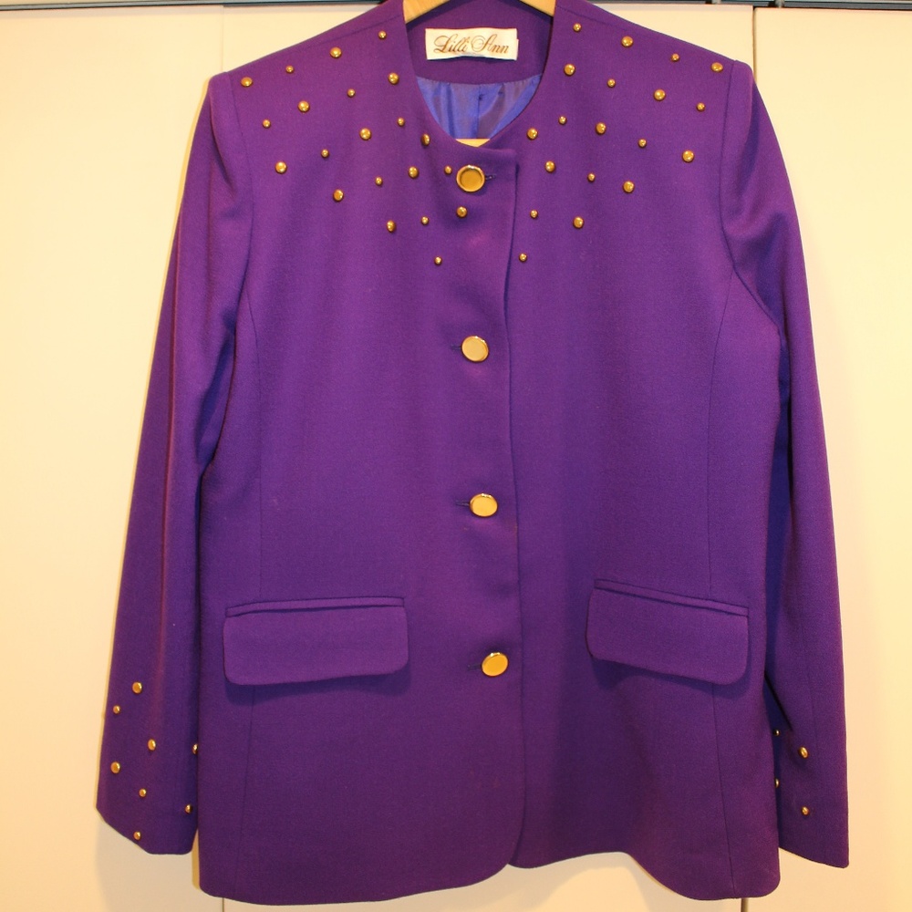 Vintage Womens LILLI ANN Blazer Jacket Retro